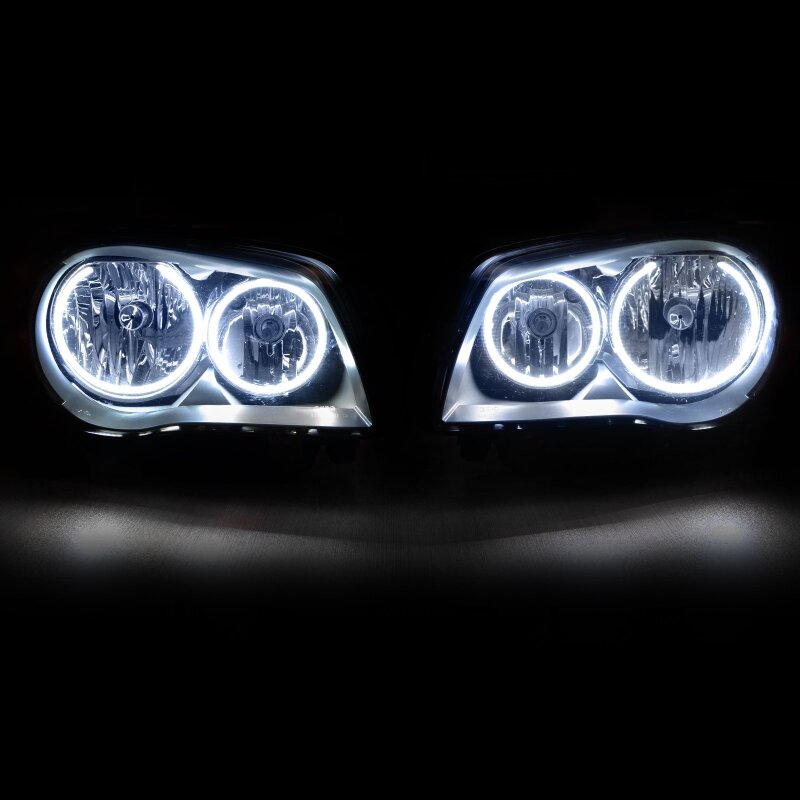 BMW 1 Series Headlight Halo Kit - ORACLE Lighting - LED Halo Kit - Red - `06-`11